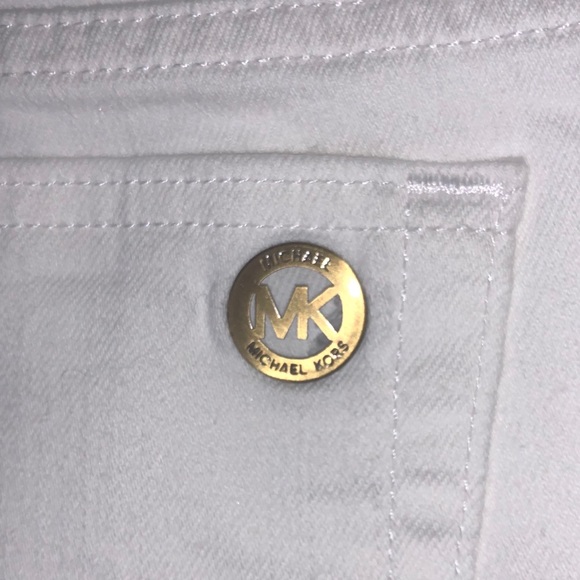 Michael Kors White Crop Jean Size 2 - Picture 8 of 8